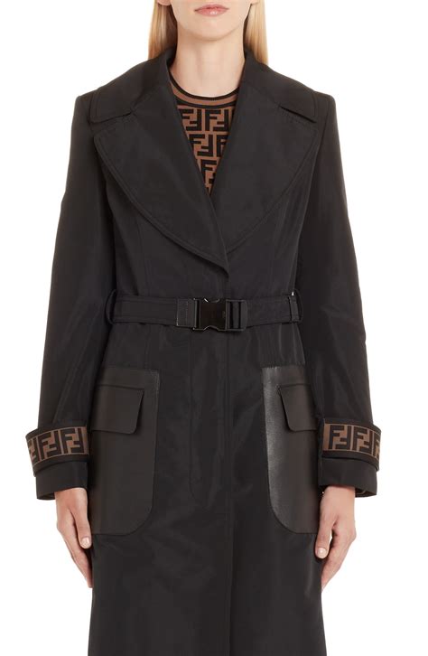 fendi womens leather coats|fendi women' s trench coats.